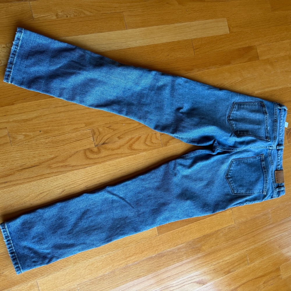 DU/ER Size 27 Button fly straight leg high waist jeans - Picture 3 of 6